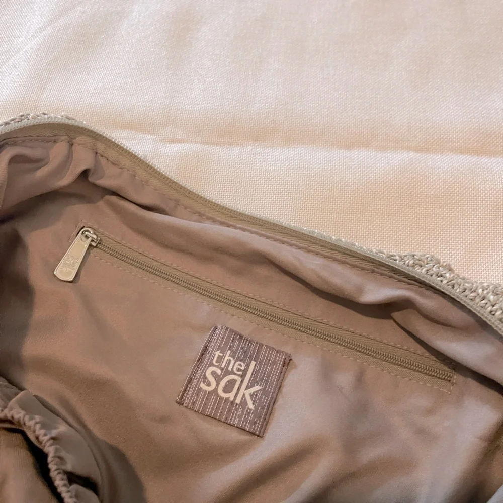 The SaK Belle 103388 Womens Lined Hobo Bag | 12 X 14 X 4.5 | Neutral